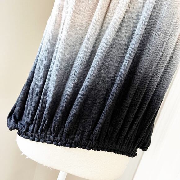 Free People Cora Lee Ombre Ruffled Top - Picture 4 of 9